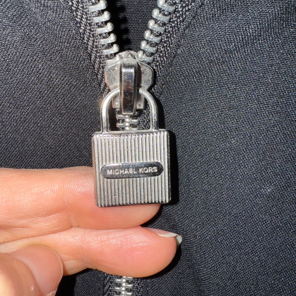 MICHAEL Michael Kors Black Dress with Belt - Picture 5 of 6